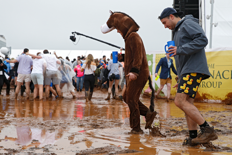 Illustration for article titled The Preakness Was A Foggy, Muddy, Wonderful Mess